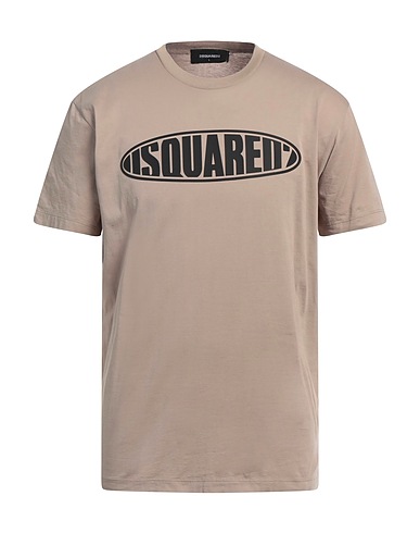 DSQUARED2 T-shirt Light brown 100% Cotton
