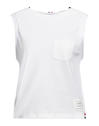 THOM BROWNE Top White 100% Cotton