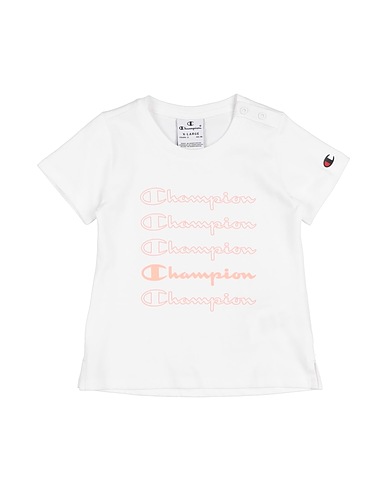CHAMPION T-shirt White 100% Cotton