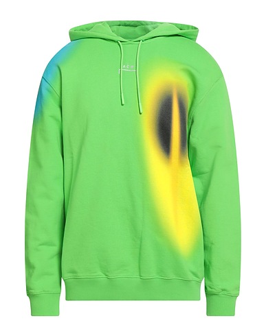 A-COLD-WALL* Hooded sweatshirt Light green 100% Cotton, Elastane