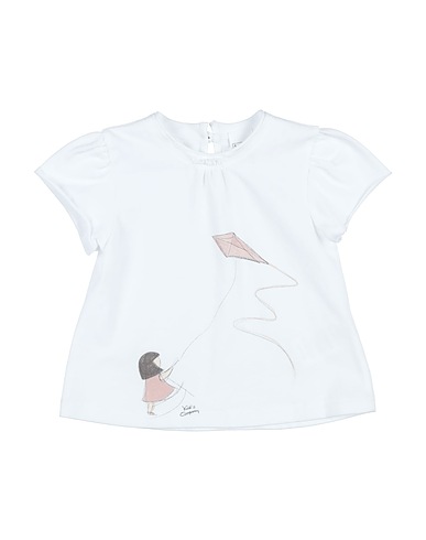 KID'S COMPANY Ｔシャツ ホワイト オーガニックコットン 96% / ポリウレタン 4%