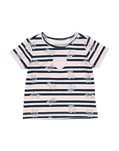 GUESS T-shirt Navy blue 95% Cotton, 5% Elastane