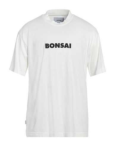 BONSAI T-shirt Bianco 100% Cotone