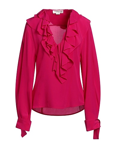 VICTORIA BECKHAM Silk top Fuchsia 100% Silk, Polyester