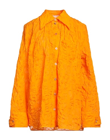 NANUSHKA Solid colour shirts & blouses Orange 100% Cotton