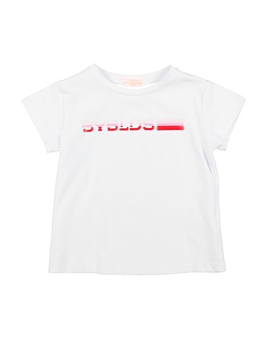 BYBLOS T-shirt White 95% Paper, 5% Elastane