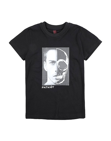 PATRIÒT T-shirt Black 100% Cotton