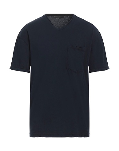 DANIELE ALESSANDRINI Ｔシャツ ミッドナイトブルー コットン 100%