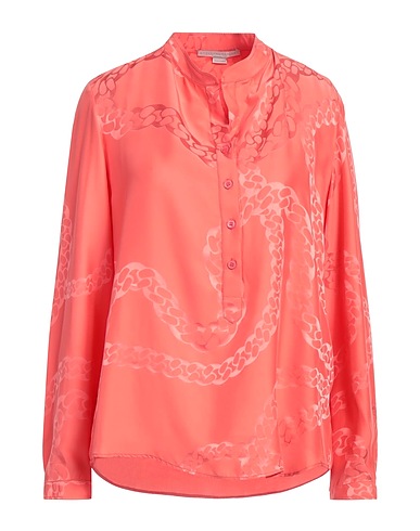 STELLA McCARTNEY Solid colour shirts & blouses Salmon pink 53% Viscose, 47% Silk