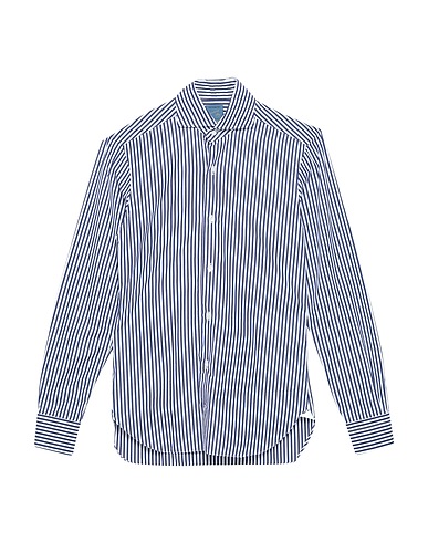 DANDYLIFE by BARBA Camicia a righe Blu notte 100% Cotone
