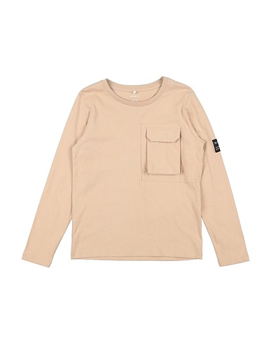 NAME IT® T-shirt Beige 51% Cotone organico, 49% Cotone