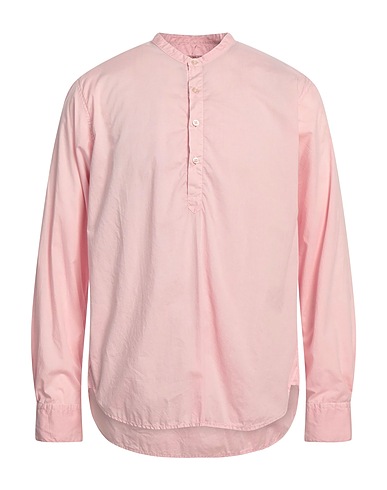 OFFICINE GÉNÉRALE Chemise de couleur unie Rose 100% Coton