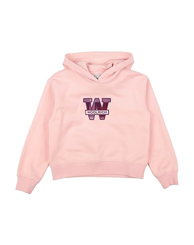 WOOLRICH Hooded track jacket  Light pink 100% Cotton
