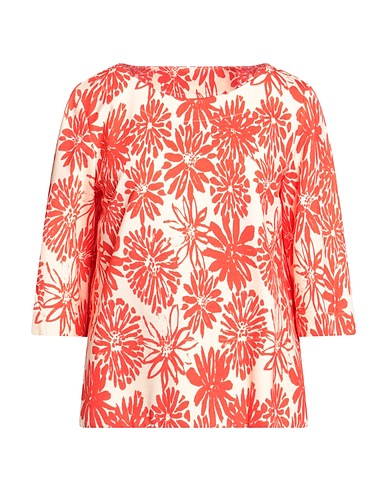 LIVIANA CONTI T-shirt Coral 62% Viscose, 31% Polyamide, 7% Elastane
