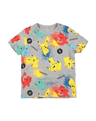 NAME IT® T-shirt Grey 95% Cotton, 5% Elastane
