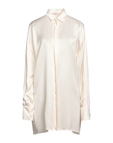 SA SU PHI Solid colour shirts & blouses Ivory 57% Silk, 43% Viscose