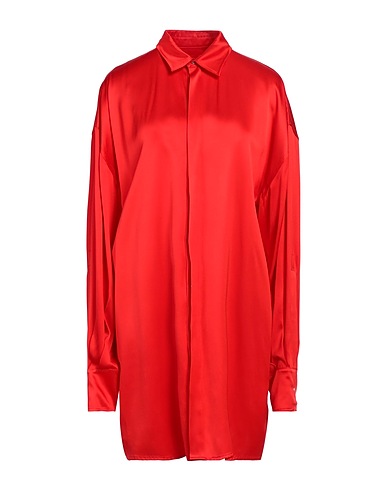SA SU PHI Solid colour shirts & blouses Red 57% Silk, 43% Viscose