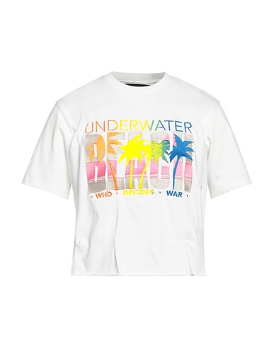 WHO DECIDES WAR T-shirt White 100% Cotton