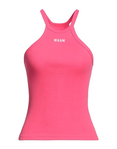 MSGM Top Fuchsia 95% Cotton, 5% Elastane
