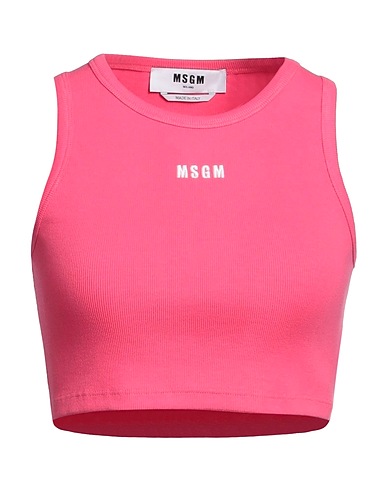 MSGM Top Fuchsia 95% Cotton, 5% Elastane