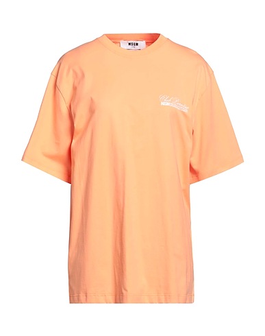 MSGM T-shirt Salmon pink 100% Cotton