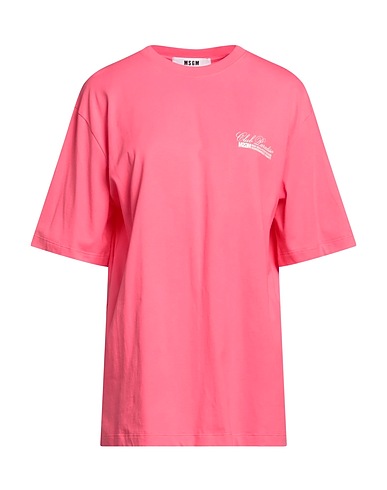 MSGM T-shirt Fuchsia 100% Coton