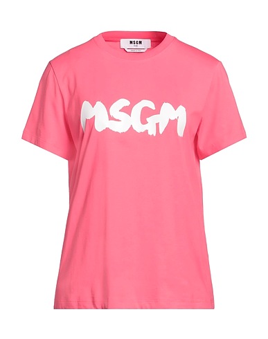 MSGM T-shirt Pink 100% Cotton