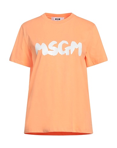 MSGM T-shirt Albicocca 100% Cotone