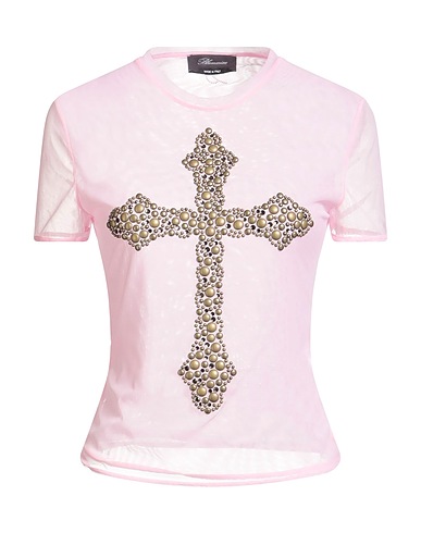BLUMARINE Top Pink 82% Polyamide, 18% Elastane