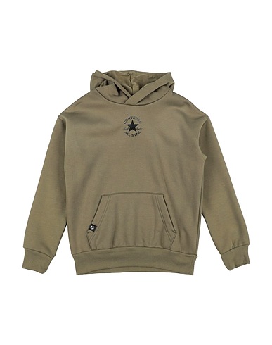 CONVERSE Felpa SUSTAINABLE CORE PO HOODIE
 Verde militare 100% Poliestere riciclato