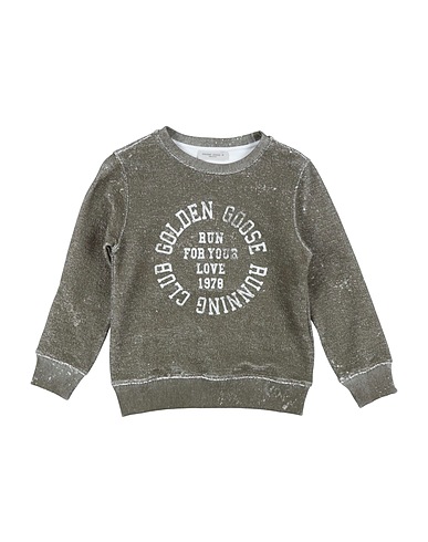 GOLDEN GOOSE Sweatshirt Military green 100% Cotton
