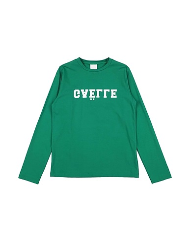 GAëLLE Paris T-shirt Green 93% Cotton, 7% Elastane