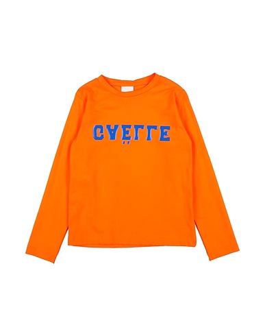 GAëLLE Paris T-shirt Orange 93% Cotton, 7% Elastane