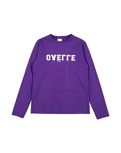 GAëLLE Paris T-shirt Violet 93% Coton, 7% Élasthanne