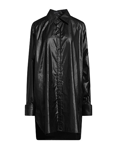 MAISON MARGIELA 無地シャツ＆ブラウス ブラック ポリエステル 100%