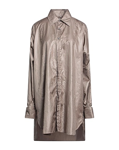 MAISON MARGIELA Solid colour shirts & blouses Taupe 100% Polyester