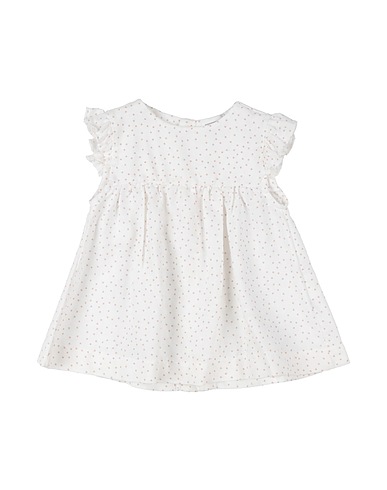KID'S COMPANY Vestido para bebé  White 100% Cotton