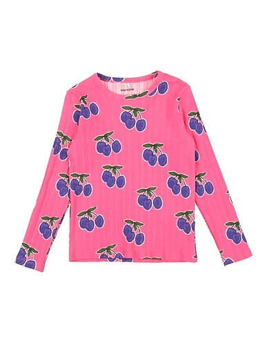 MINI RODINI T-shirt Fuchsia 95% Organic cotton, 5% Elastane