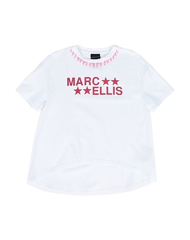 MARC ELLIS T-shirt Bianco 95% Cotone, 5% Elastan