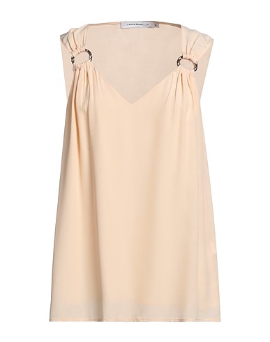 SIMONA CORSELLINI Top Beige 83% Acétate, 17% Soie