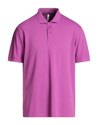 SUN 68 Poloshirt Malve 95% Baumwolle, 5% Elastan