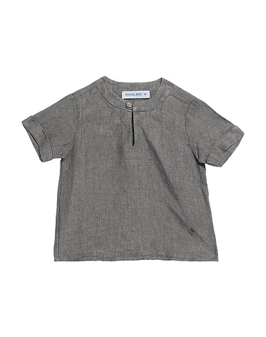 MANUEL RITZ T-shirt Taupe 100% Linen