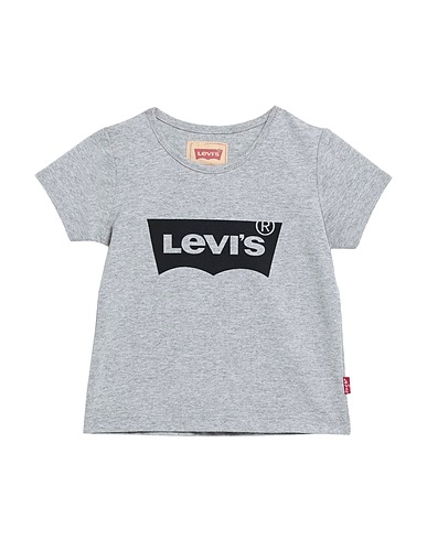 LEVI'S T-shirt Grey 52% Polyester, 48% Cotton