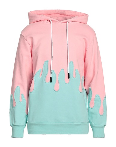 PALM ANGELS Hooded track jacket  Pink 100% Cotton