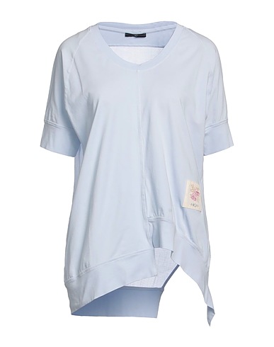 HIGH T-shirt Sky blue 95% Cotton, 5% Elastane