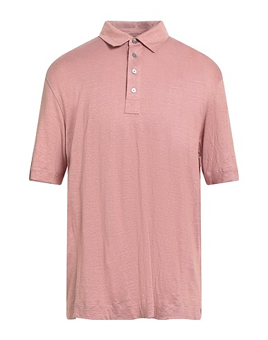 ZEGNA Poloshirt Rosa 100% Leinen
