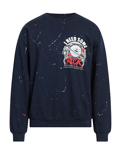 MASSIMO SABBADIN Sweat-shirt Bleu nuit 100% Coton