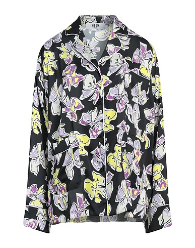 MSGM Top Noir 100% Polyester