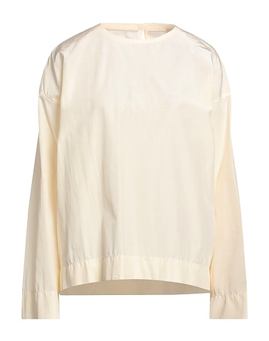 FORTE_FORTE Top Ivory 52% Polyester, 48% Cotton
