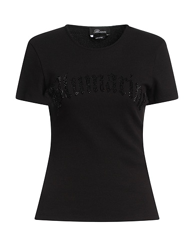 BLUMARINE T-shirt Nero 95% Cotone, 5% Elastan